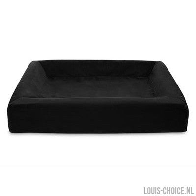 Bia Bed Royal Fluweel Hoes Hondenmand Zwart-BIA-Louis Choice