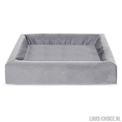 Bia Bed Royal Fluweel Hoes Voor Hondenmand Grijs-BIA-Louis Choice