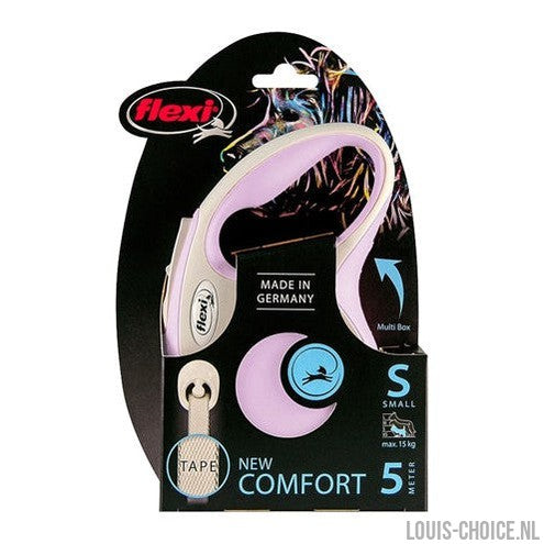Flexi Rollijn New Comfort Tape Roze-FLEXI-Louis Choice
