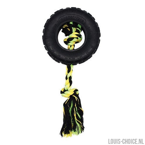 Happy Pet Grrrelli Tyre Tugger Zwart / Groen-HAPPY PET-Louis Choice