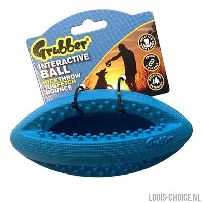Happy Pet Grubber Interactieve Rugbybal Mini Assorti-HAPPY PET-Louis Choice