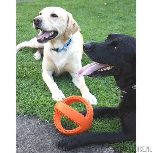 Happy Pet Grubber Interactieve Voetbal Oranje-HAPPY PET-Louis Choice