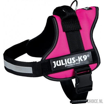 Julius K9 Power-Harnas / Tuig Voor Labels Fuchsia-JULIUS K9-Louis Choice