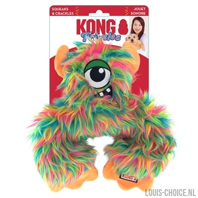 Kong Frizzle Frazzle Met Piep En Kreukelgeluid Verstevigd-KONG-Louis Choice