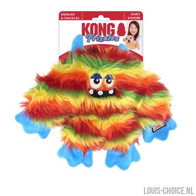 Kong Frizzle Zazzle Met Piep En Kreukel Geluid Verstevigd-KONG-Louis Choice
