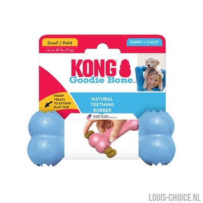 Kong Puppy Goodie Bone Roze Of Blauw Assorti-KONG-Louis Choice