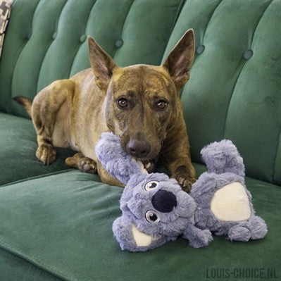 Kong Scrumplez Koala Pluche Met Piep Grijs-KONG-Louis Choice