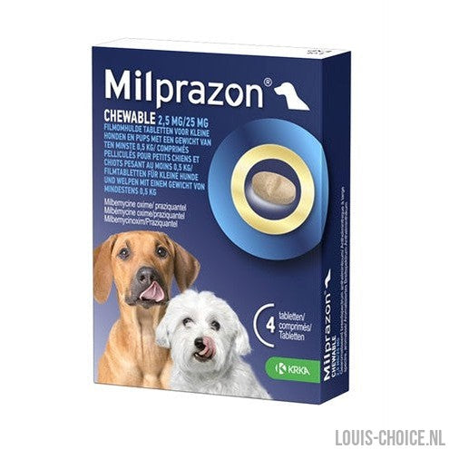 Krka Milprazon Kauwtabletten Ontwormingstabletten Hond-KRKA-Louis Choice