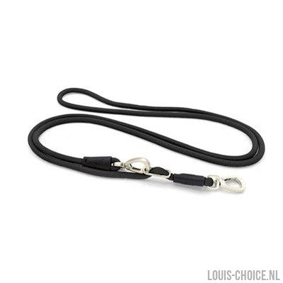 Morso Hondenriem Hands Free Soft Rope Gerecycled Zwart-MORSO-Louis Choice