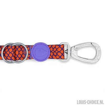 Morso Hondenriem Verstelbaar Gerecycled Urban Lizard Rood-MORSO-Louis Choice