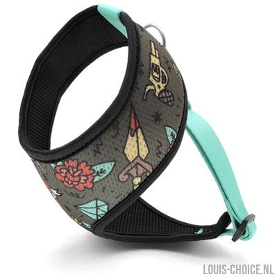 Morso Hondentuig Body Mesh Gerecycled Ink Tank Groen-MORSO-Louis Choice
