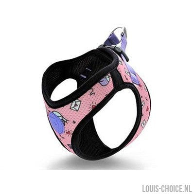 Morso Hondentuig Body Mesh Gerecycled Sweet Tweet Roze-MORSO-Louis Choice