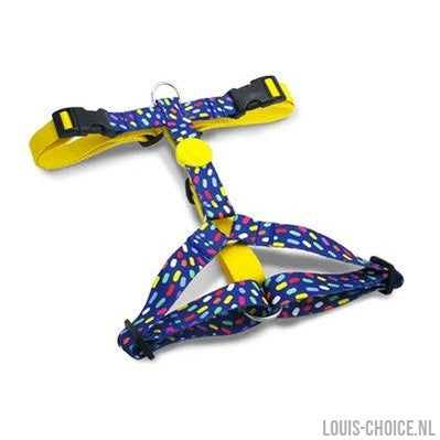 Morso Hondentuig H-Tuig Gerecycled Color Invaders Paars-MORSO-Louis Choice