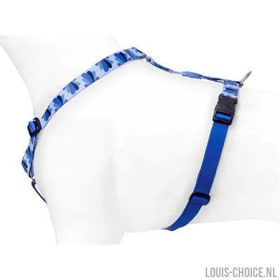 Morso Hondentuig H-Tuig Gerecycled Splash Blauw-MORSO-Louis Choice