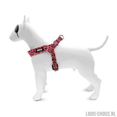 Morso Mini Hondentuig Verstelbaar Gerecycled Bubble Leo Roze-MORSO-Louis Choice