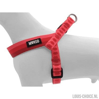 Morso Mini Hondentuig Verstelbaar Gerecycled Lipstick Roze-MORSO-Louis Choice