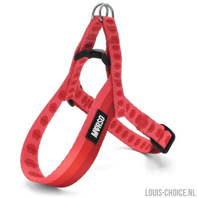 Morso Mini Hondentuig Verstelbaar Gerecycled Lipstick Roze-MORSO-Louis Choice
