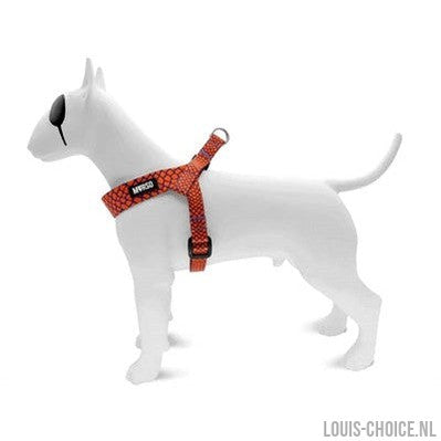 Morso Mini Hondentuig Verstelbaar Gerecycled Urban Lizard Rood-MORSO-Louis Choice