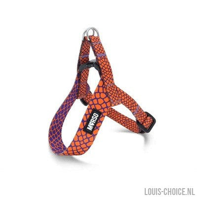 Morso Mini Hondentuig Verstelbaar Gerecycled Urban Lizard Rood-MORSO-Louis Choice
