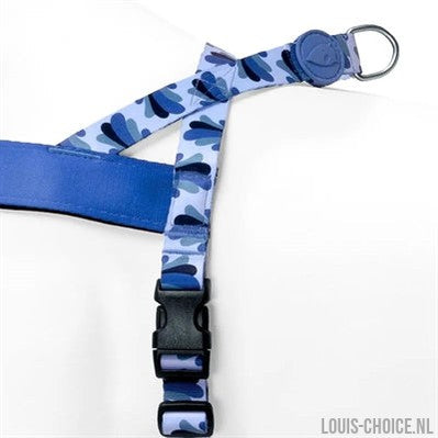 Morso Norwegian Hondentuig Gerecycled Splash Blauw-MORSO-Louis Choice