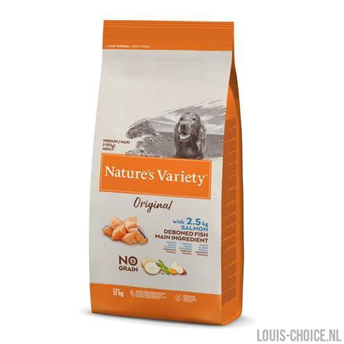 Natures Variety Original Adult Medium / Maxi Salmon No Grain-NATURES VARIETY-Louis Choice
