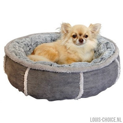 Rosewood Hondenmand Pluche Donut Grijs-ROSEWOOD-Louis Choice