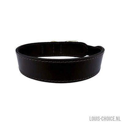 Sazzz Halsband Hond Pioneer Classic Leer Donkerbruin-SAZZZ-Louis Choice