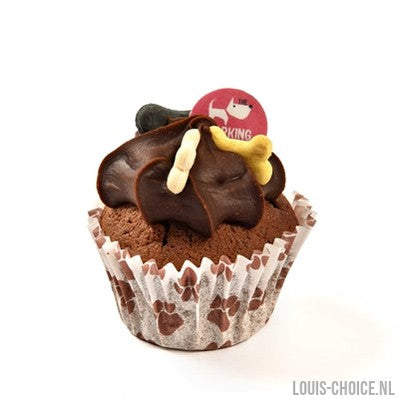 The Barking Bakery Vanilla Woofin Met Carob Glazuur-THE BARKING BAKERY-Louis Choice