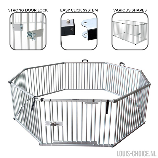 Topmast Aluminium Puppyren - Opvouwbaar - 8 Delig - Diverse maten-Topmast-Louis Choice