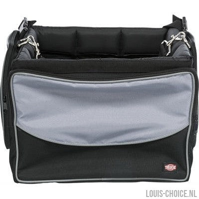 Trixie Fietsmand Voor Aan Stuur Nylon Zwart / Grijs-TRIXIE-Louis Choice