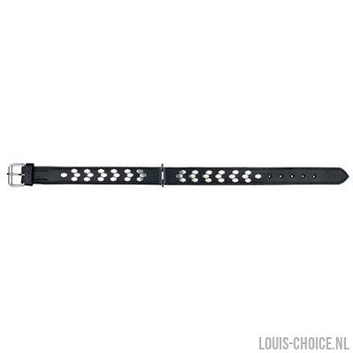 Trixie Halsband Hond Active Leer Met Applicaties Zwart-TRIXIE-Louis Choice