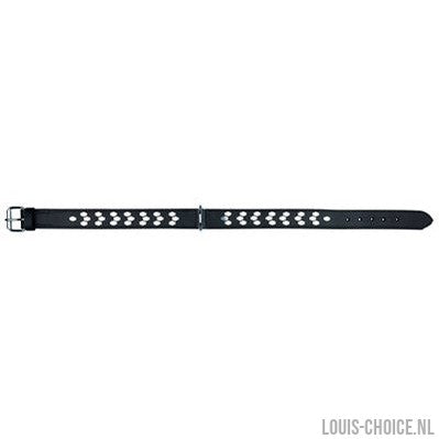 Trixie Halsband Hond Active Leer Met Applicaties Zwart-TRIXIE-Louis Choice