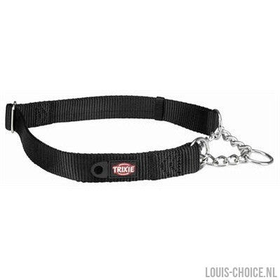 Trixie Halsband Hond Premium Halfslip Halsband Zwart-TRIXIE-Louis Choice
