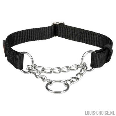 Trixie Halsband Hond Premium Halfslip Halsband Zwart-TRIXIE-Louis Choice