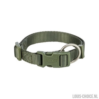 Trixie Halsband Hond Premium Olijfgroen-TRIXIE-Louis Choice