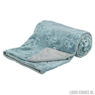 Trixie Hondendeken Barry Softpluche Blauw / Grijs-TRIXIE-Louis Choice