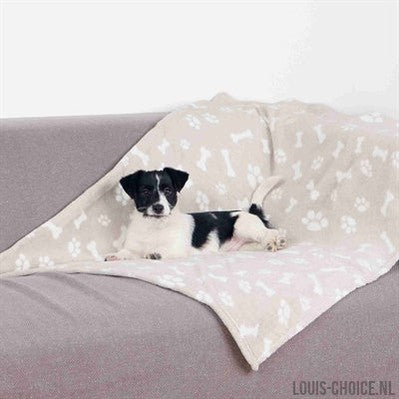 Trixie Hondendeken Kenny Fleece Bot / Pootjes Beige-TRIXIE-Louis Choice