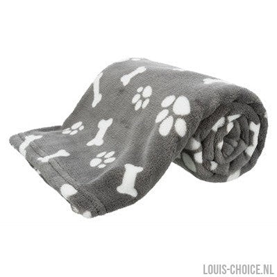 Trixie Hondendeken Kenny Fleece Bot / Pootjes Grijs-TRIXIE-Louis Choice