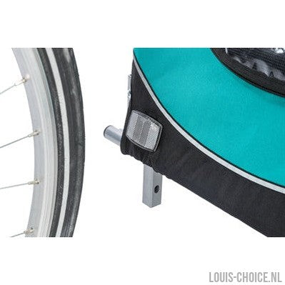 Trixie Hondenfietskar Limited Edition Zwart / Turquoise-TRIXIE-Louis Choice