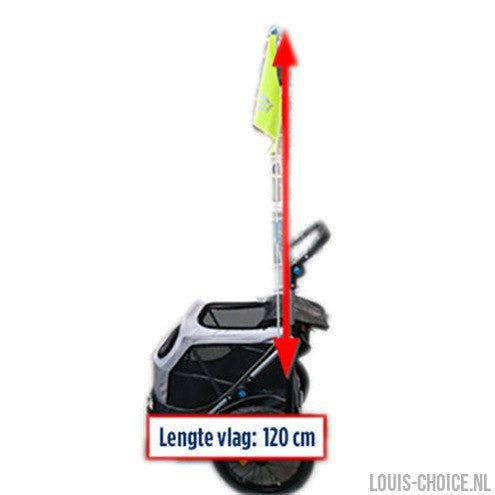 Trixie Hondenfietskar Opvouwbaar Grijs-TRIXIE-Louis Choice