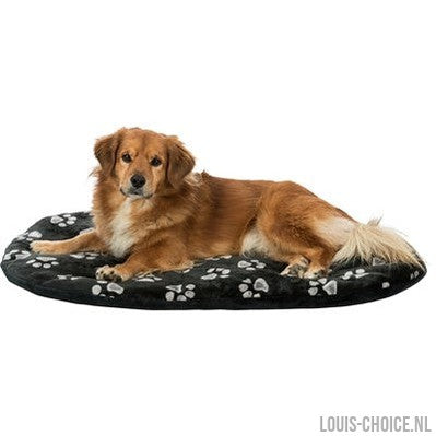 Trixie Hondenkussen Jimmy Ovaal Zwart Met Pootprint-TRIXIE-Louis Choice