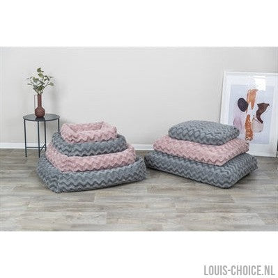 Trixie Hondenkussen Loki Gerecycled Hoekig Roze-TRIXIE-Louis Choice