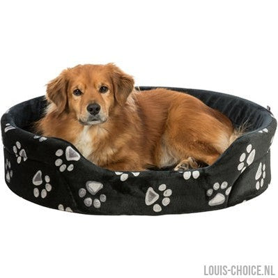 Trixie Hondenmand Jimmy Ovaal Zwart Met Pootprint-TRIXIE-Louis Choice