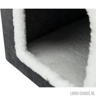 Trixie Hondenmand / Kattenmand Huis Livia Grijs / Wit-TRIXIE-Louis Choice