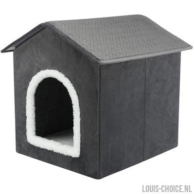 Trixie Hondenmand / Kattenmand Huis Livia Grijs / Wit-TRIXIE-Louis Choice