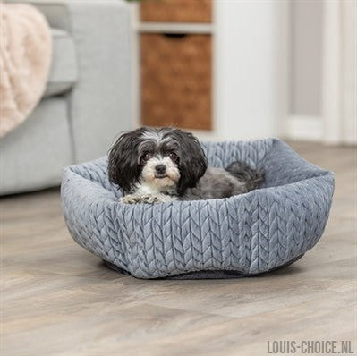 Trixie Hondenmand Livia Rond Grijs-TRIXIE-Louis Choice