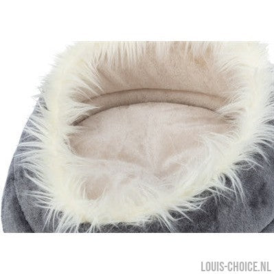 Trixie Hondenmand Minou Rond Soft Edition Grijs / Lichtgrijs-TRIXIE-Louis Choice