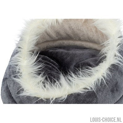 Trixie Hondenmand Minou Rond Soft Edition Grijs / Lichtgrijs-TRIXIE-Louis Choice