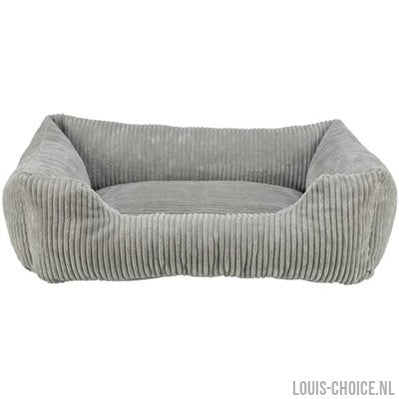 Trixie Hondenmand Vital Jonna Ribfluweel Grijs-TRIXIE-Louis Choice