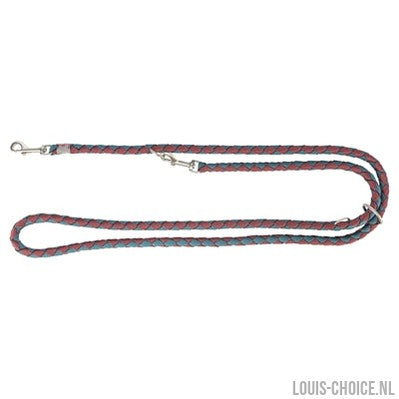 Trixie Hondenriem Cavo Verstelbaar Sangria / Petrol-TRIXIE-Louis Choice